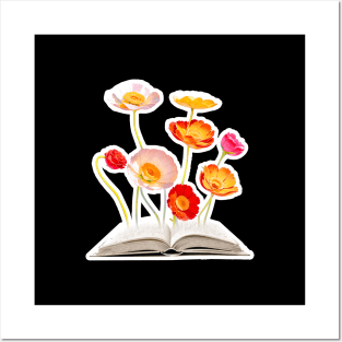 Flower Book Posters and Art